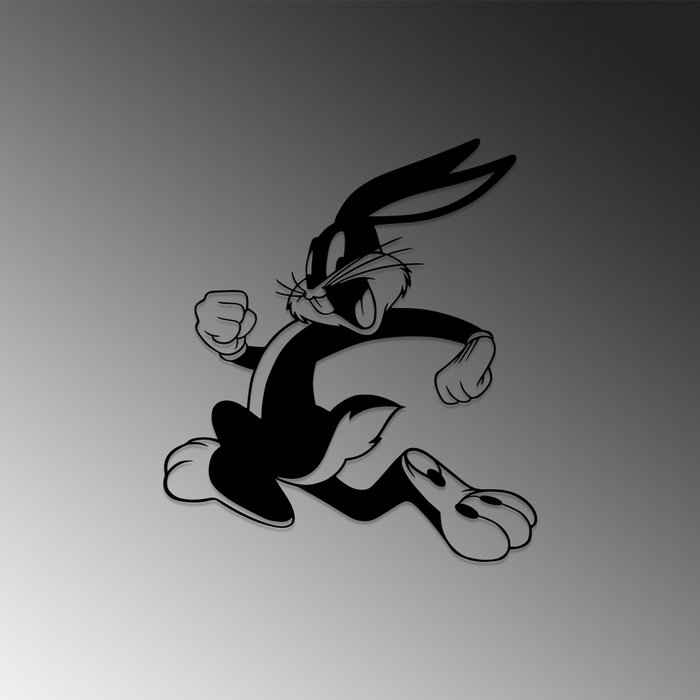 Wallity Bugs Bunny 2 Negro